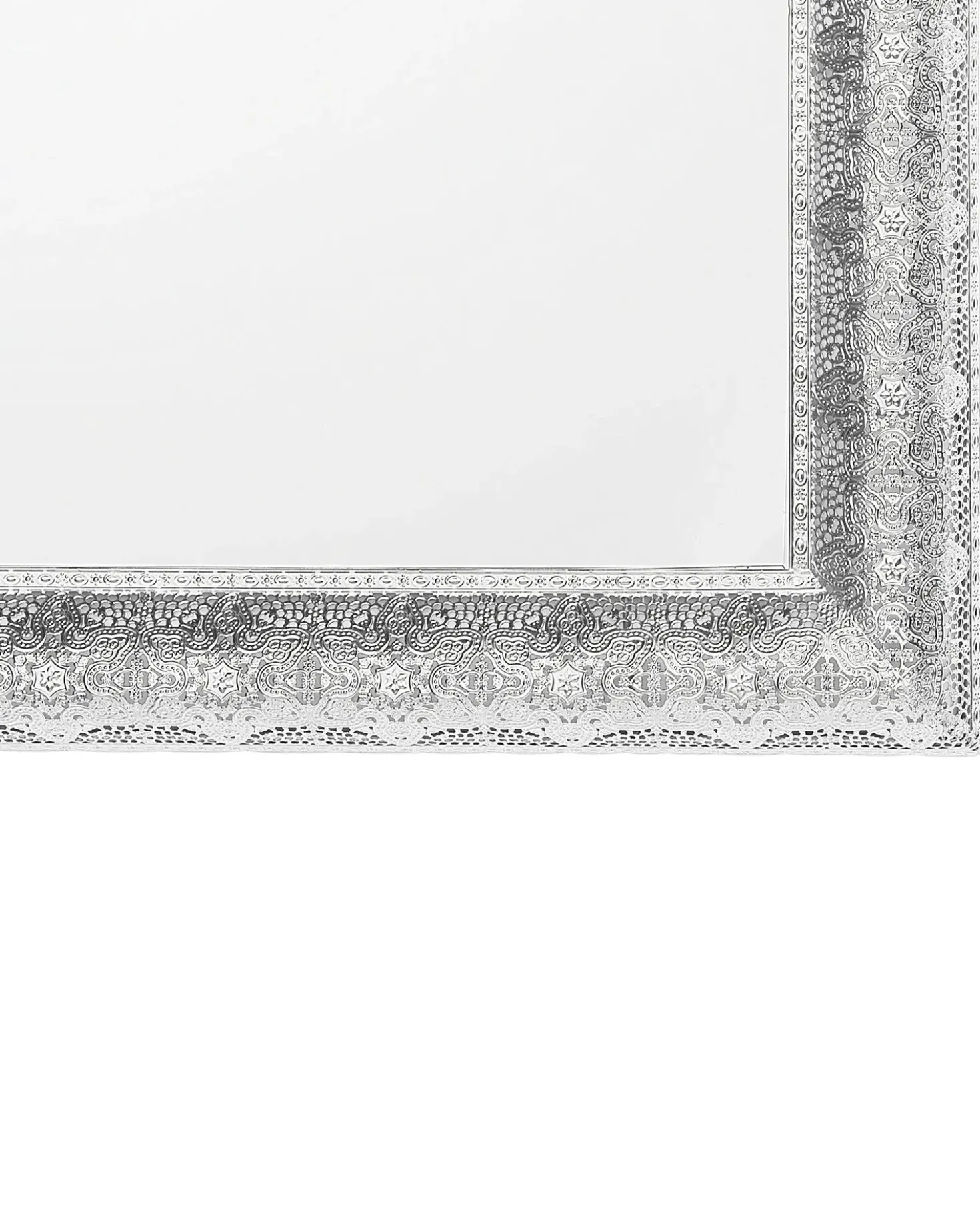 Specchio CAVAN 65 cm 65 cm Metallo Argento