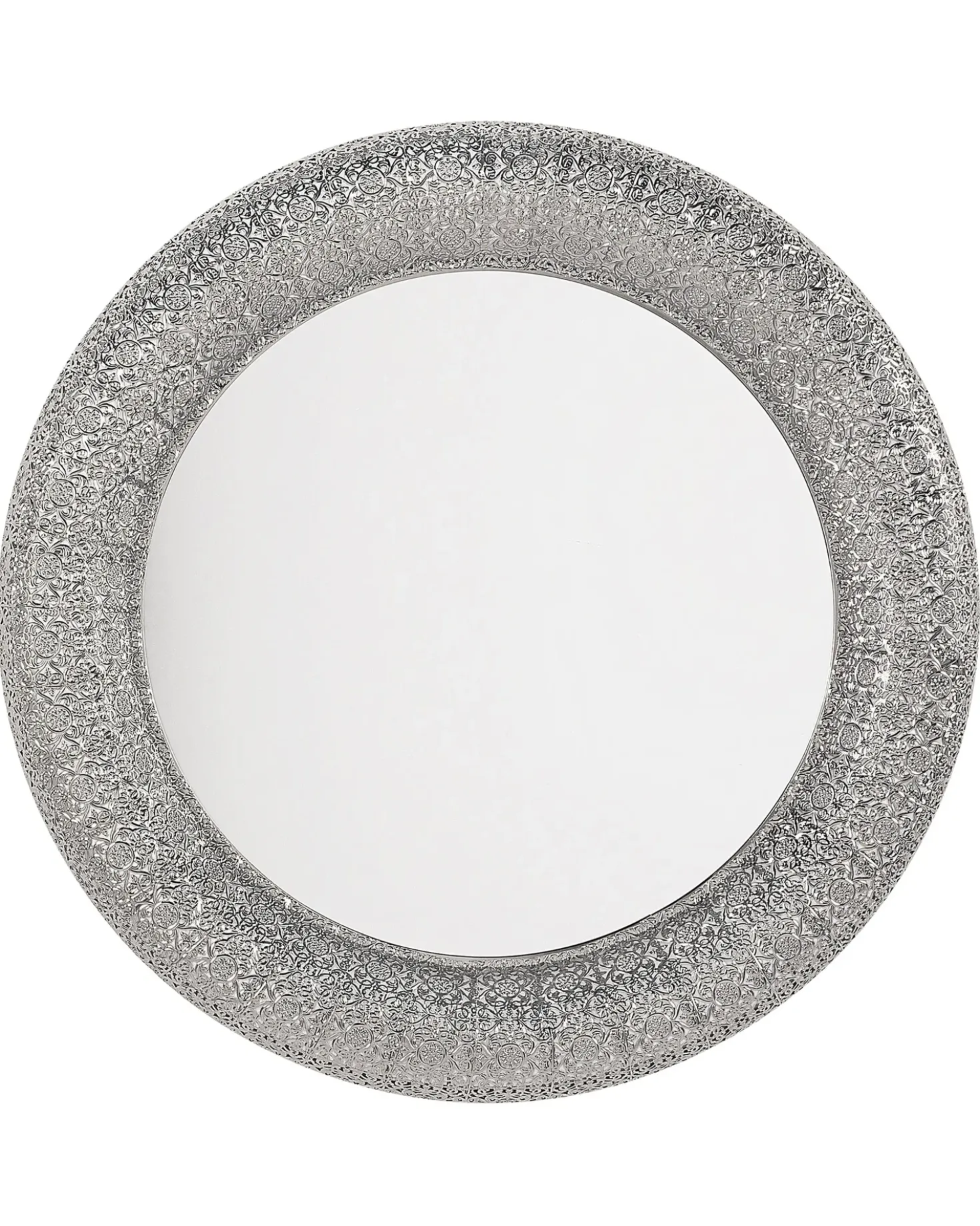 Specchio CHANNAY 80 cm 80 cm Metallo Argento