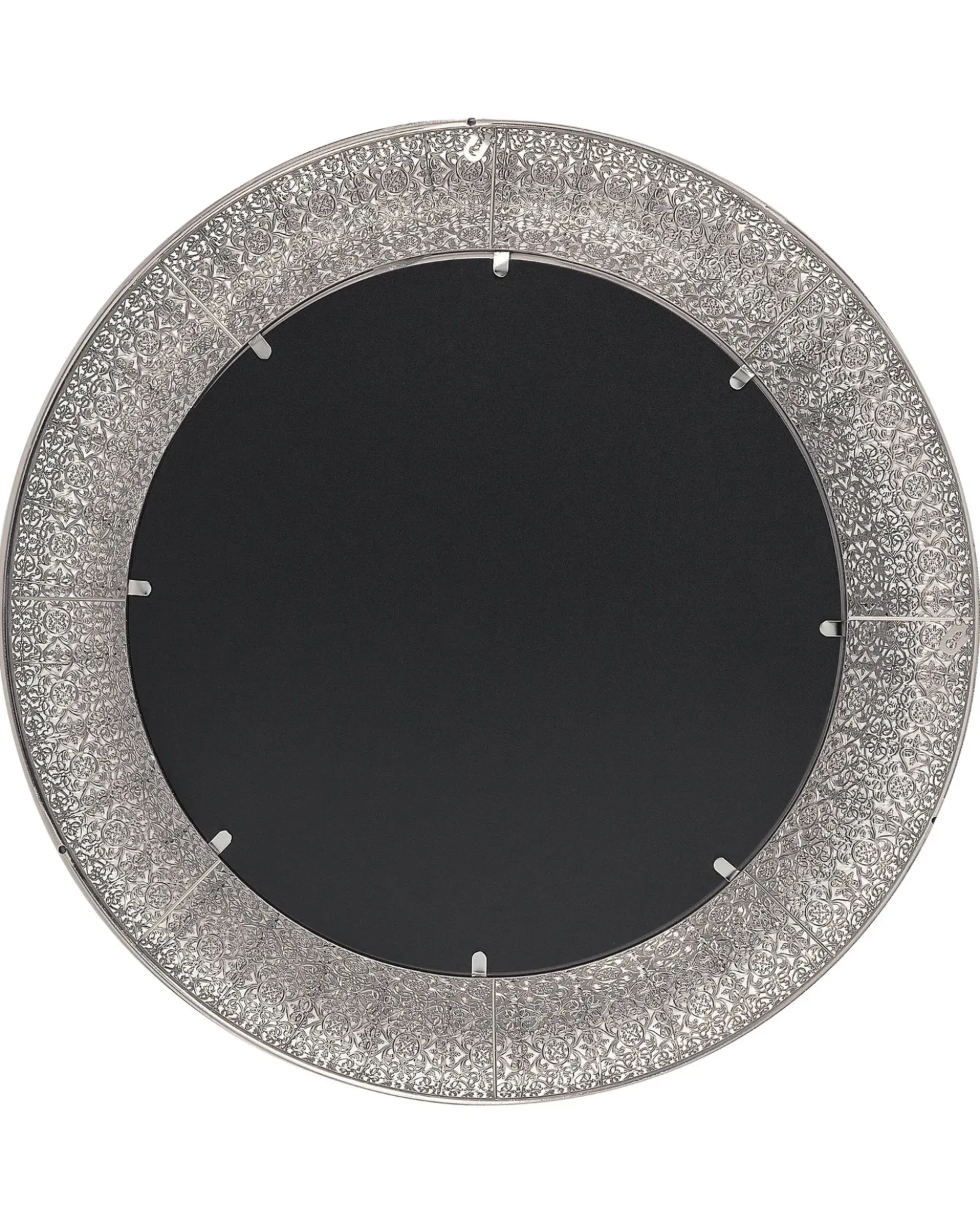 Specchio CHANNAY 80 cm 80 cm Metallo Argento
