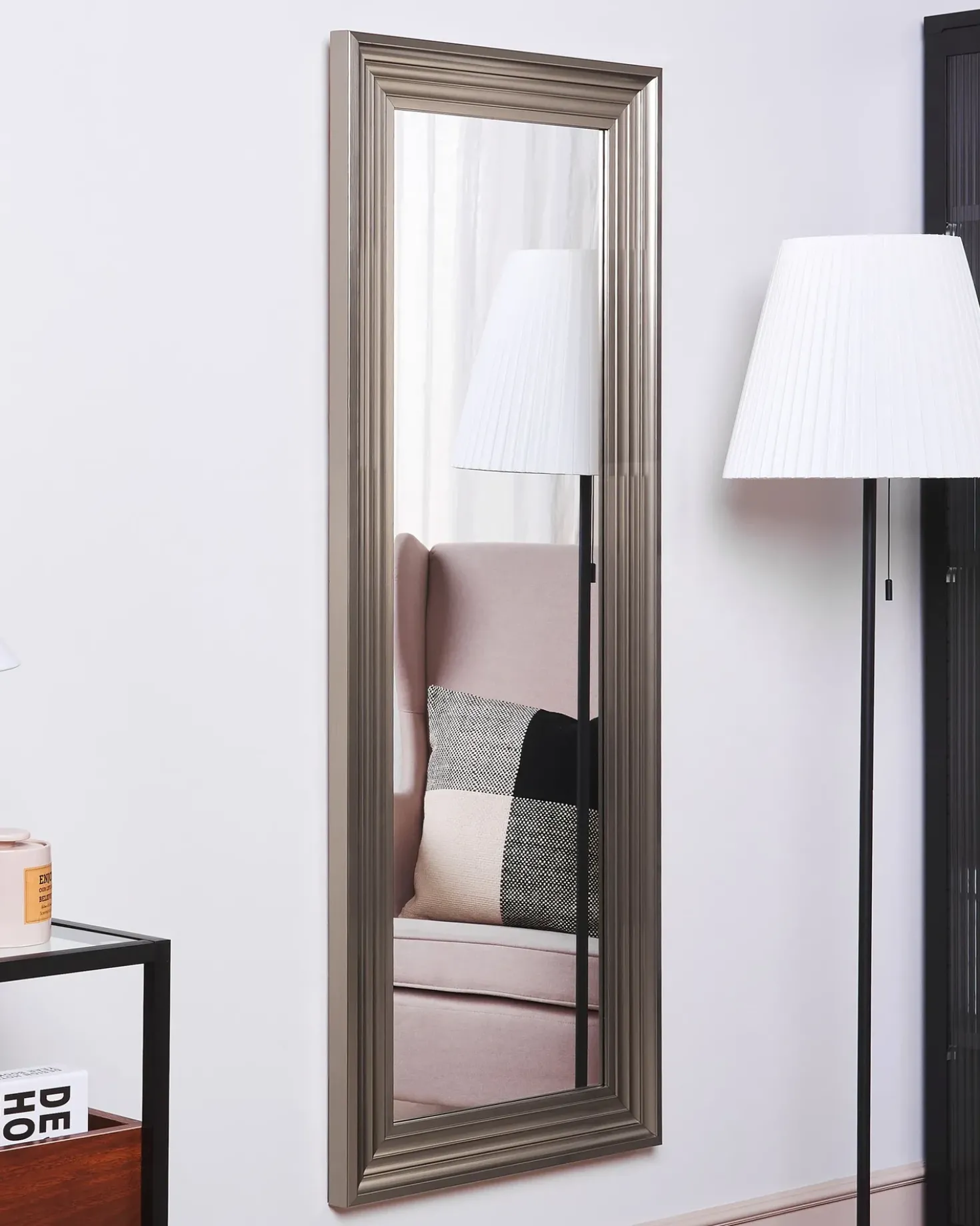 Specchio CHATAIN 50 cm 130 cm Argento