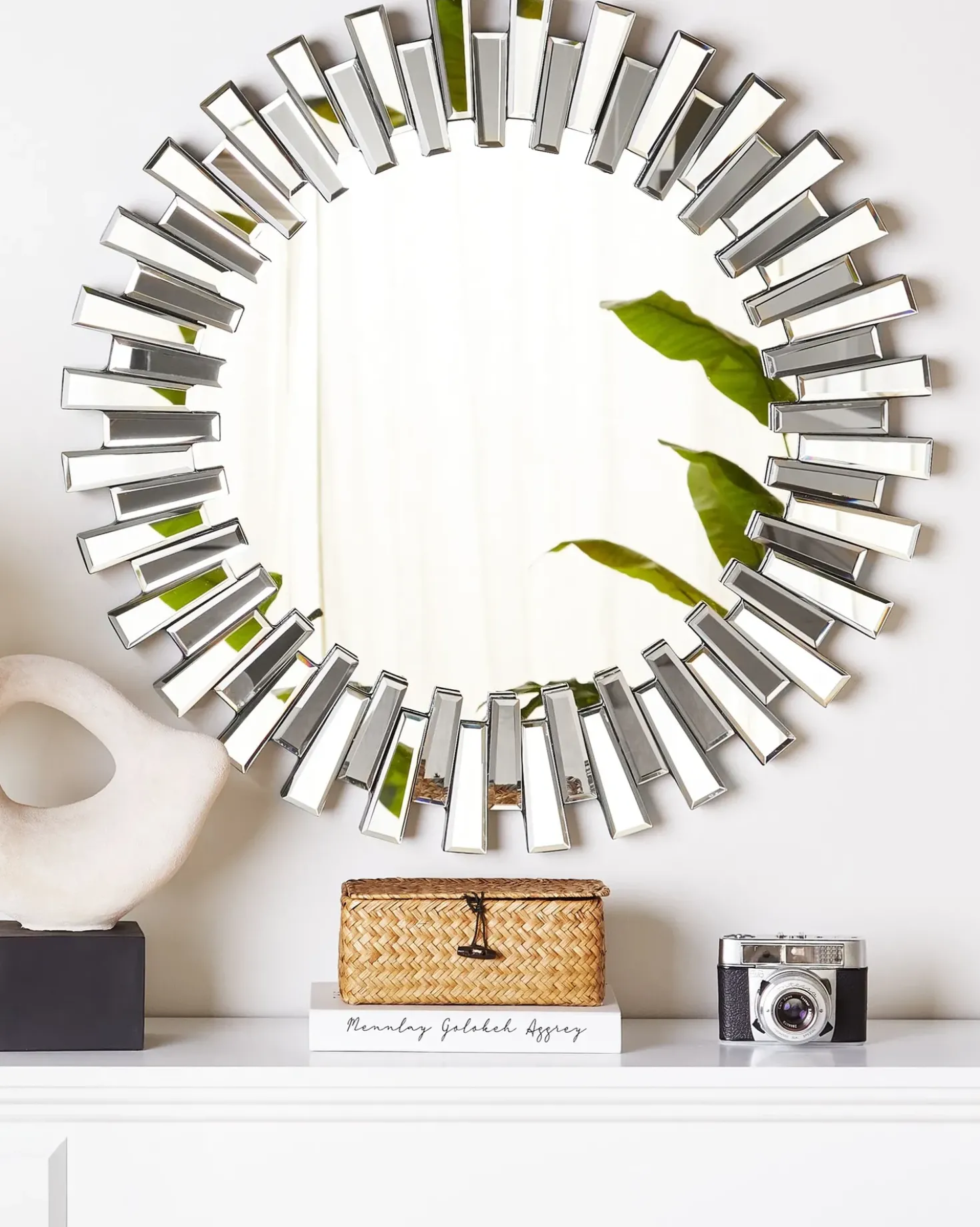 Specchio CHOLET 70 cm 70 cm Argento