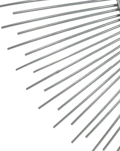 Specchio CILLY 80 cm 80 cm Metallo Argento