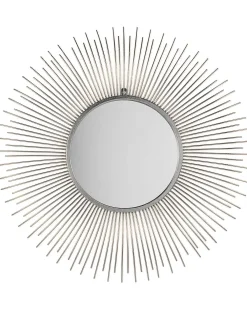 Specchio CILLY 80 cm 80 cm Metallo Argento