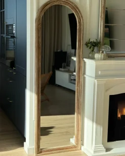 Specchio COIGNY 55 cm 170 cm Legno di abete Marrone chiaro