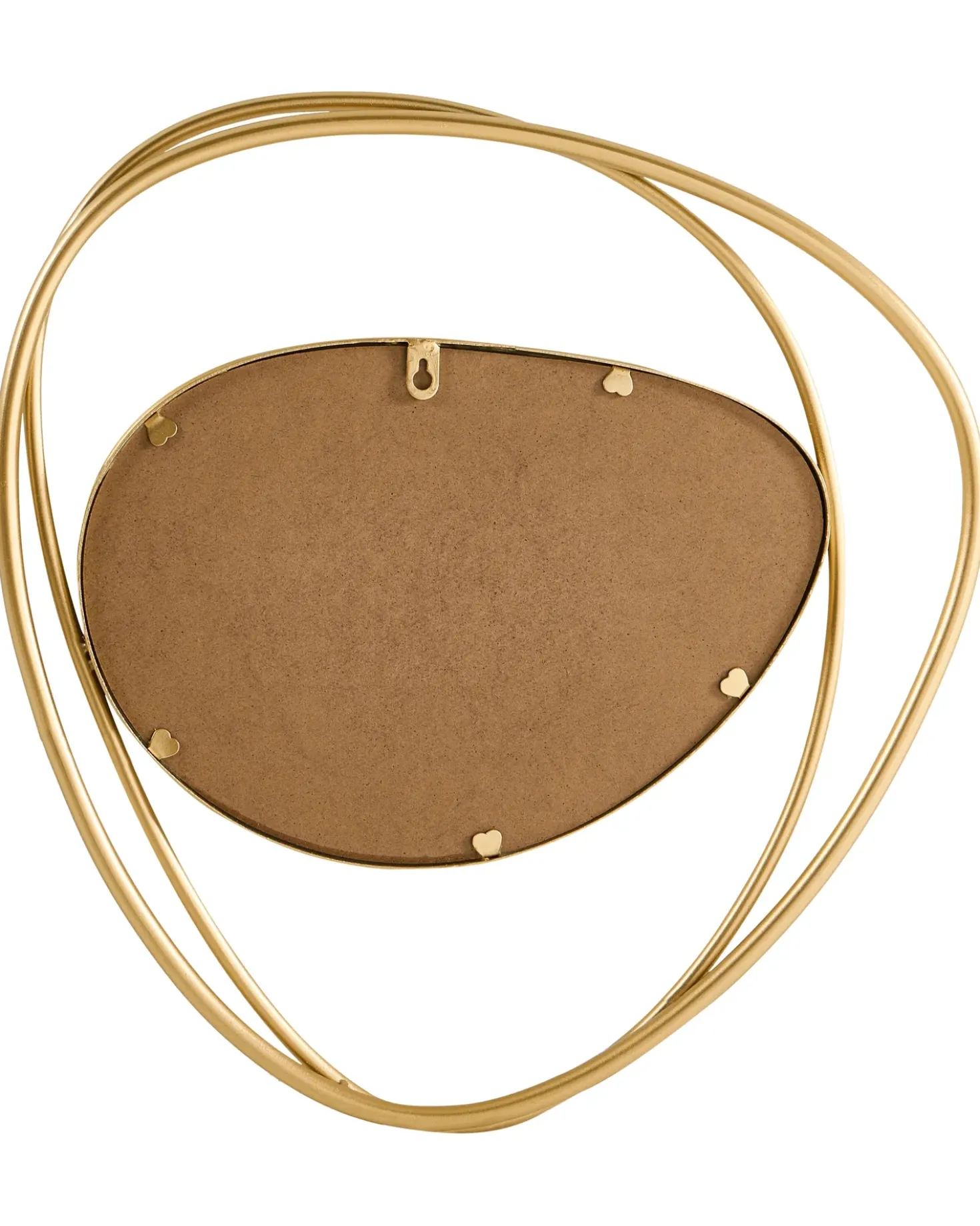 Specchio COURCY 50 cm 54 cm Metallo Oro