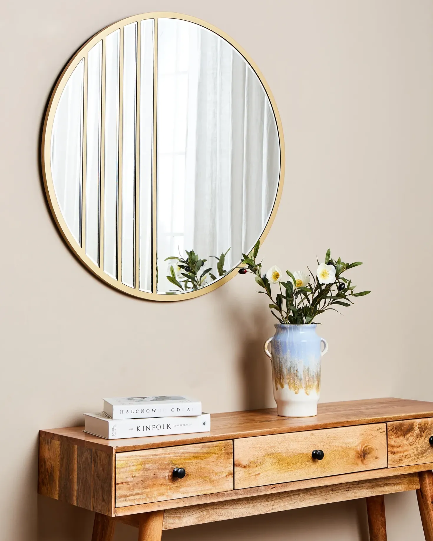Specchio COUST 80 cm 80 cm Oro