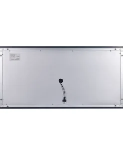 Specchio da bagno con luce LED AVRANCHES 120 cm 60 cm Argento