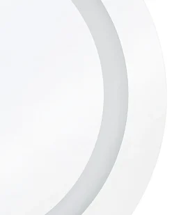 Specchio da bagno con luce LED SELUNE 58 cm 58 cm Argento