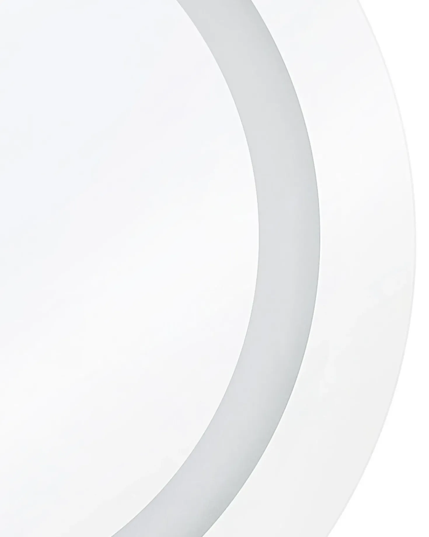 Specchio da bagno con luce LED SELUNE 58 cm 58 cm Argento