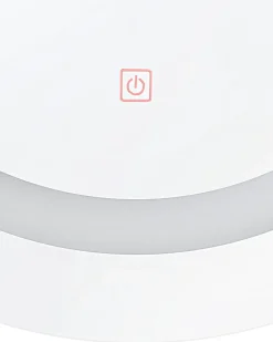 Specchio da bagno con luce LED SELUNE 58 cm 58 cm Argento