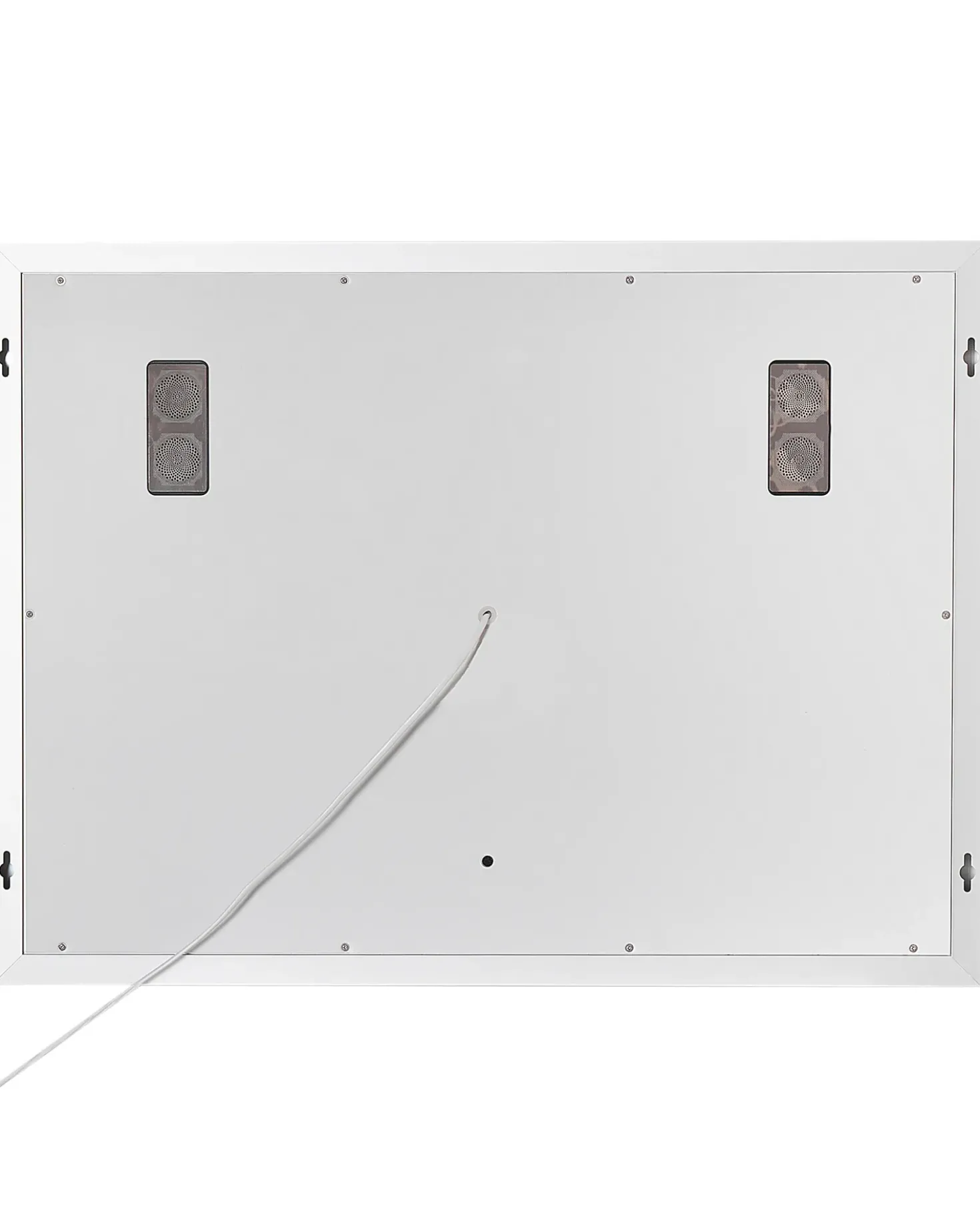 Specchio da bagno con luce LED MONTARON 80 cm 60 cm Argento