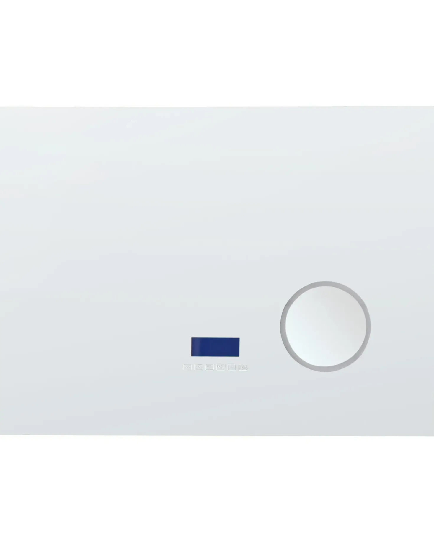 Specchio da bagno con luce LED MONTARON 80 cm 60 cm Argento