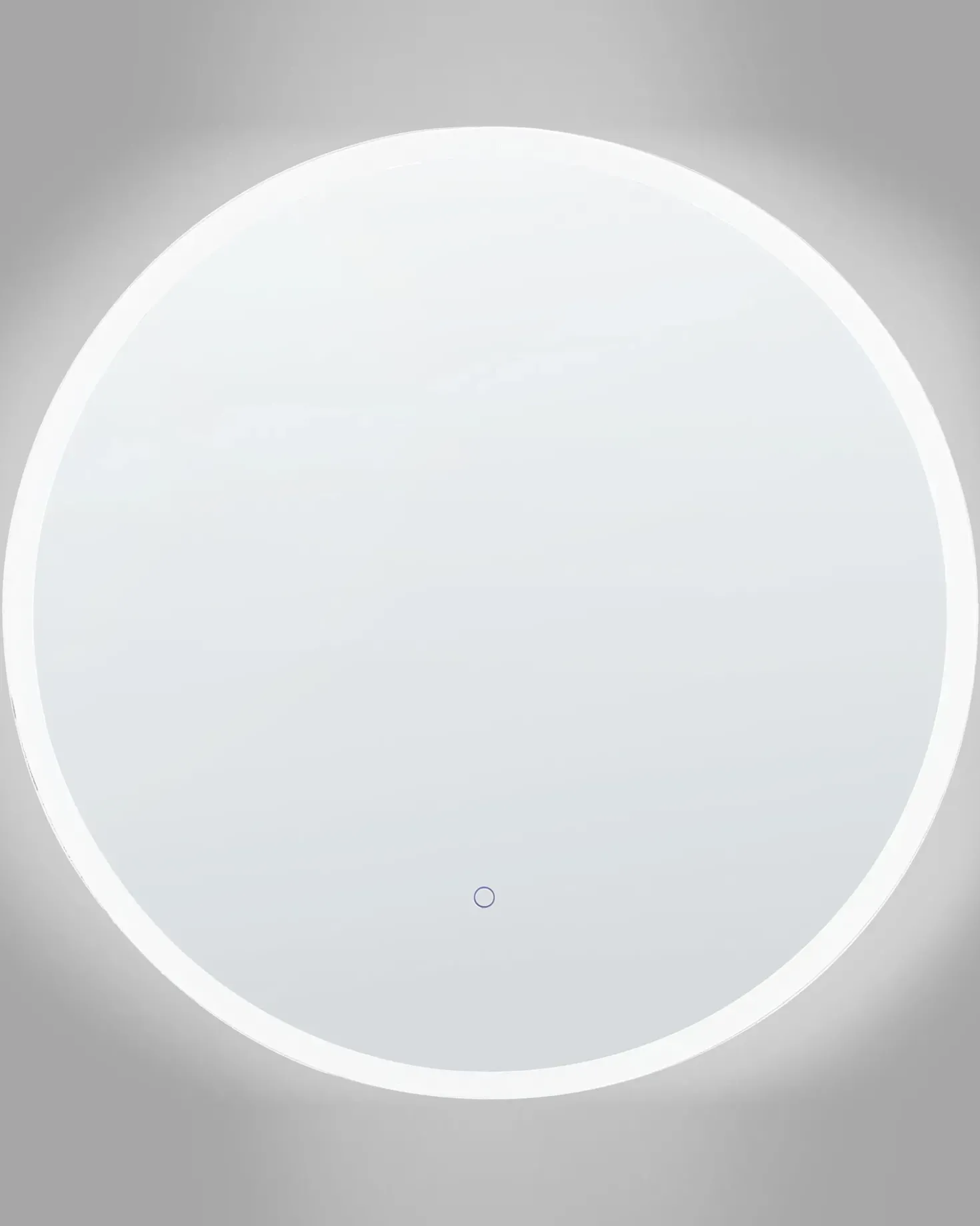 Specchio da bagno con luce LED DEAUVILLE 79 cm 79 cm Argento