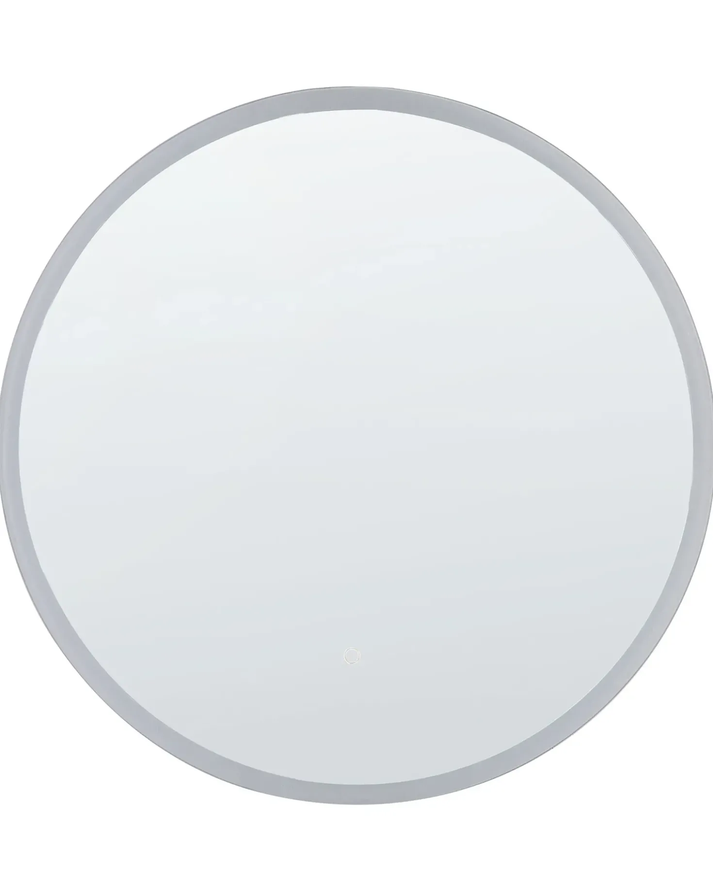 Specchio da bagno con luce LED DEAUVILLE 79 cm 79 cm Argento