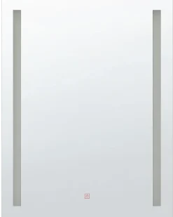 Specchio da bagno con luce LED MARTINET 70 cm 90 cm Argento