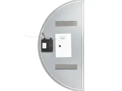Specchio da bagno con luce LED LOUE 60 cm 120 cm Argento