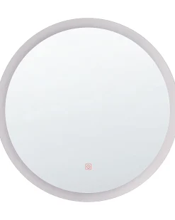 Specchio da bagno con luce LED YSER 58 cm 58 cm Argento