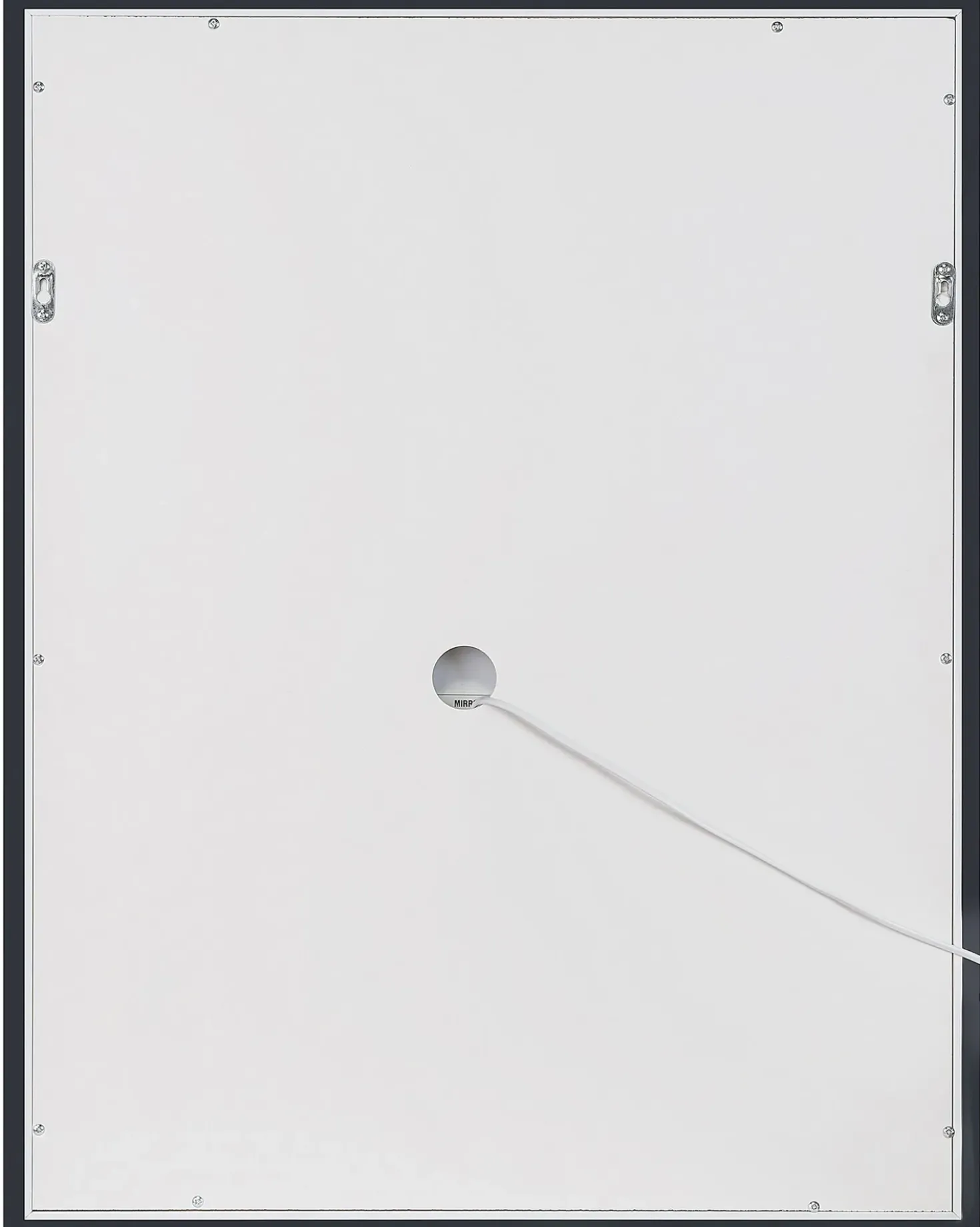 Specchio da bagno con luce LED MARTINET 60 cm 80 cm Argento
