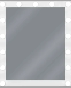 Specchio da bagno con luce LED ODENAS 50 cm 60 cm Bianco