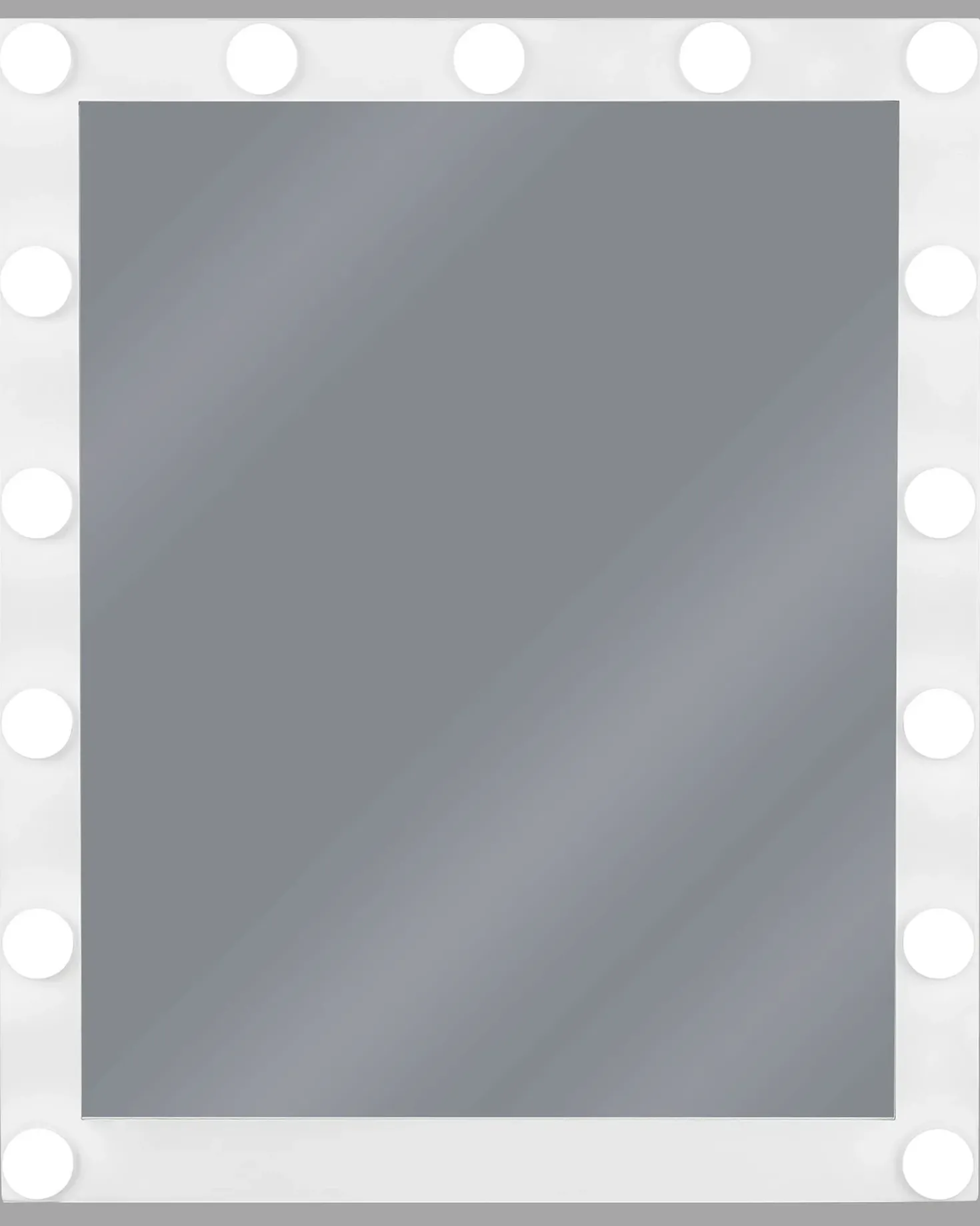 Specchio da bagno con luce LED ODENAS 50 cm 60 cm Bianco