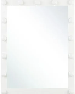 Specchio da bagno con luce LED ODENAS 50 cm 60 cm Bianco