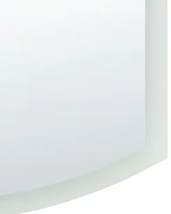 Specchio da bagno con luce LED BEZIERS 60 cm 78 cm Argento