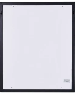 Specchio da bagno con luce LED ODENAS 50 cm 60 cm Nero