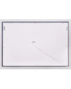 Specchio da bagno con luce LED ADOUR 80 cm 60 cm Argento