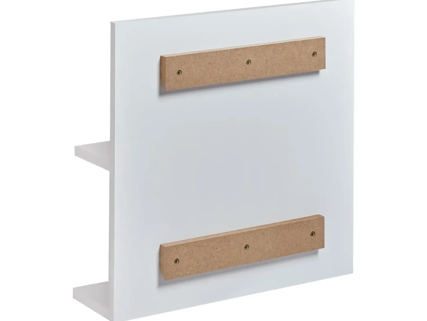 Specchio da parete con ripiano PELOTAS 45 cm 45 cm Bianco