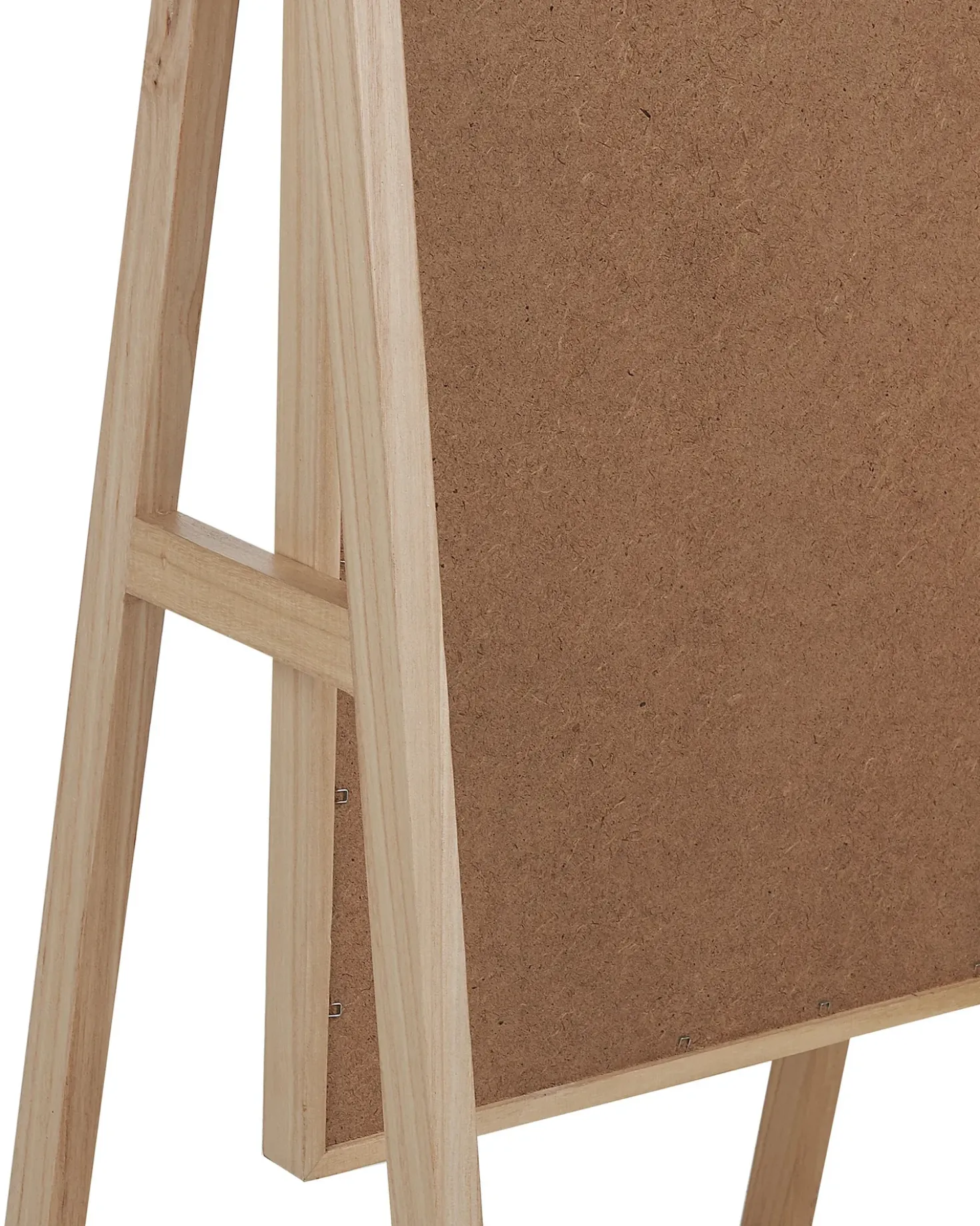 Specchio da parete con ripiano CHAMBERY 170 cm Legno di Paulownia Marrone chiaro