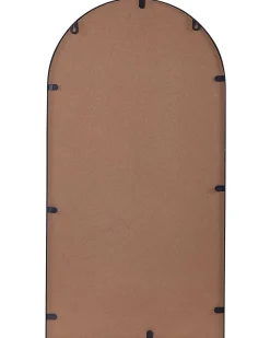 Specchio da parete con ripiano DOMME 40 cm 67 cm Metallo Nero