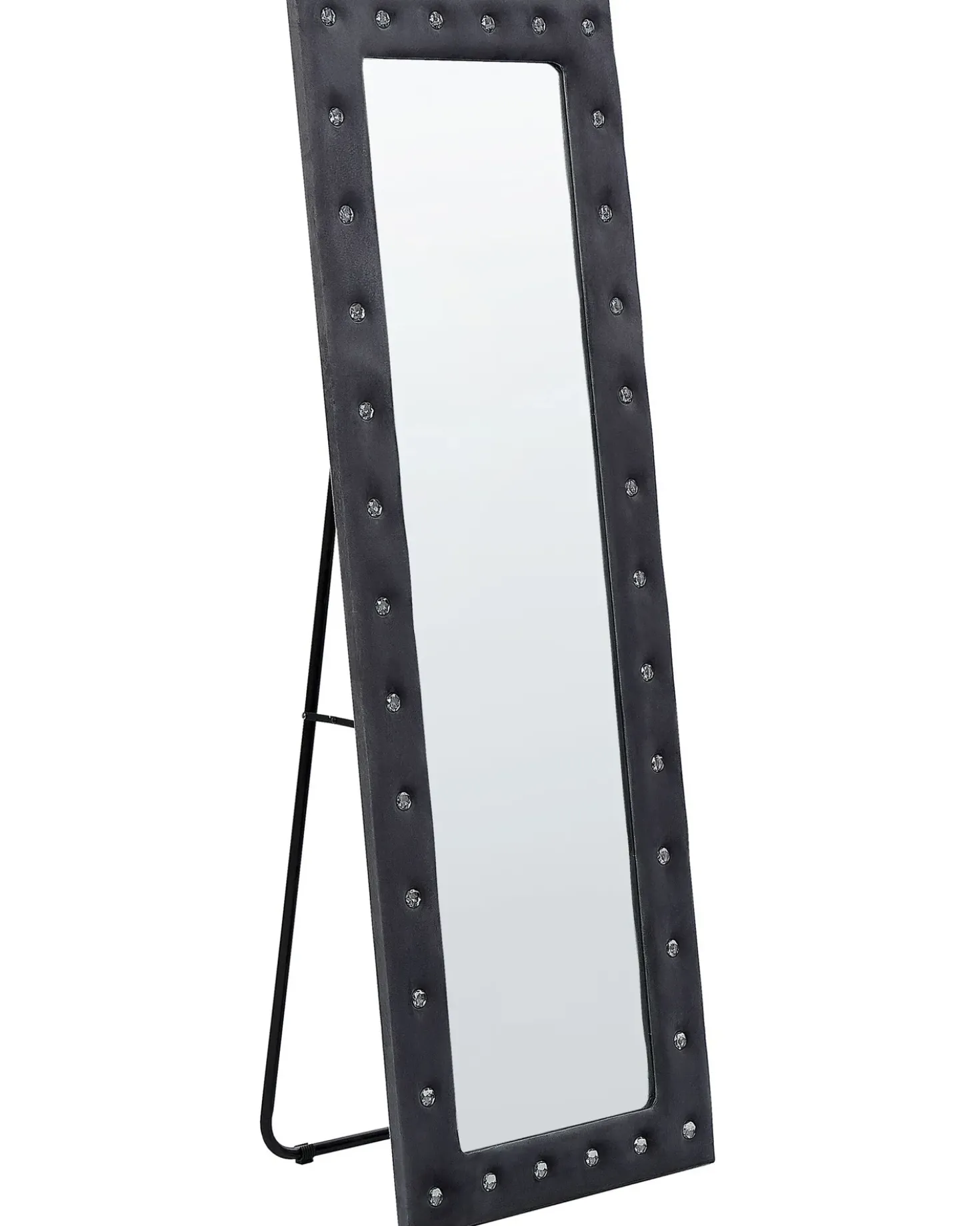 Specchio da terra ANSOUIS 150 cm Velluto Grigio scuro