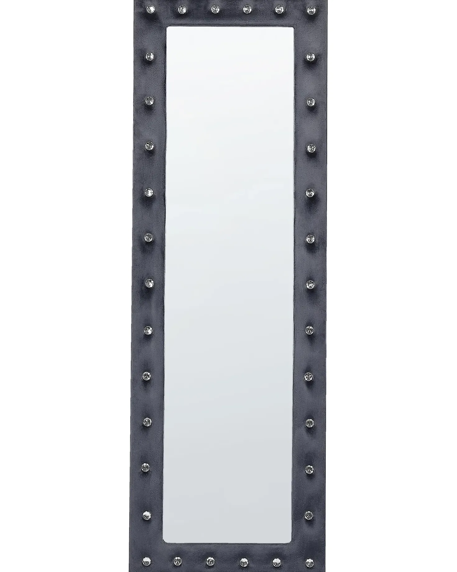 Specchio da terra ANSOUIS 150 cm Velluto Grigio scuro