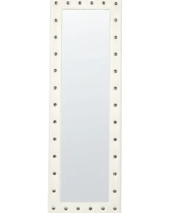 Specchio da terra ANSOUIS 150 cm Pelle sintetica Bianco
