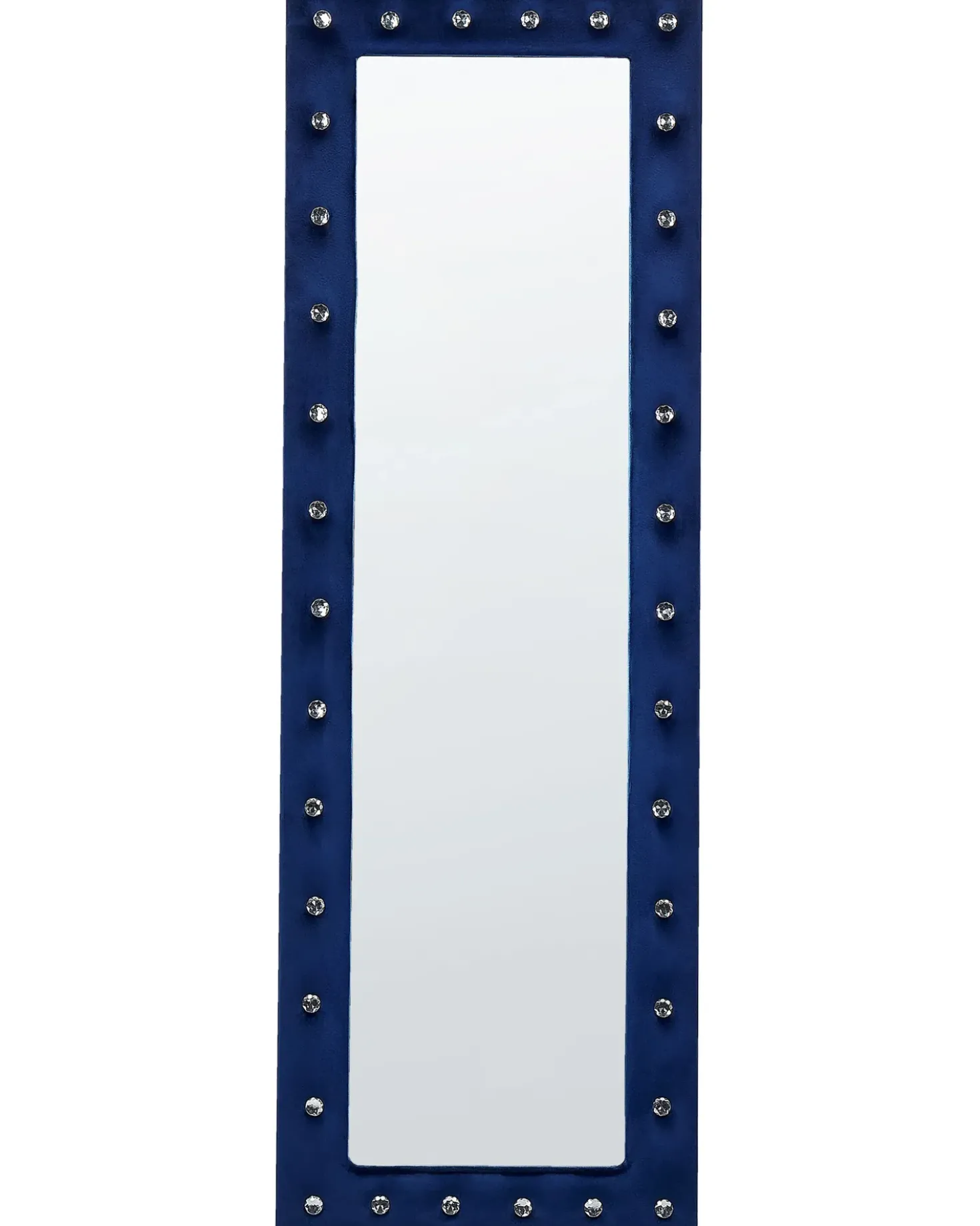 Specchio da terra ANSOUIS 150 cm Velluto Blu marino