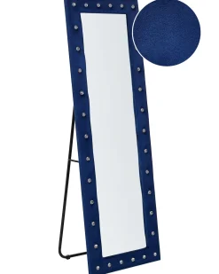 Specchio da terra ANSOUIS 150 cm Velluto Blu marino