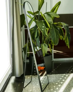 Specchio da terra BAGNOLET 150 cm Metallo Nero