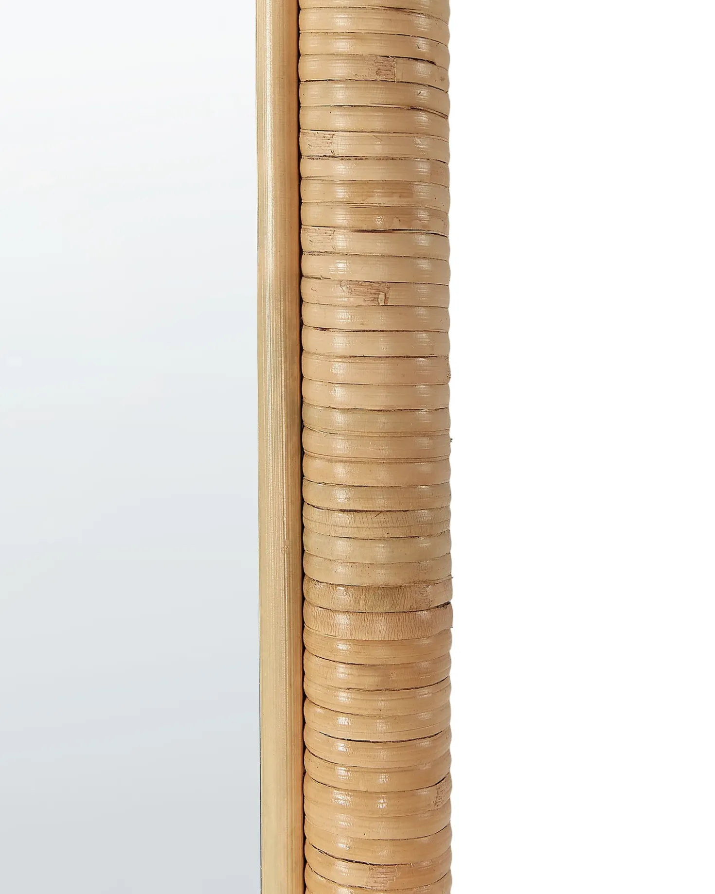 Specchio da terra BARGES 150 cm Rattan Naturale