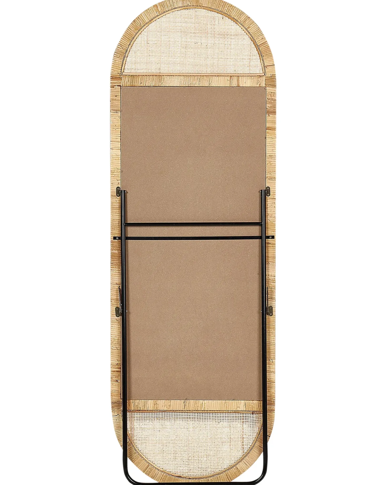 Specchio da terra BARGES 150 cm Rattan Naturale