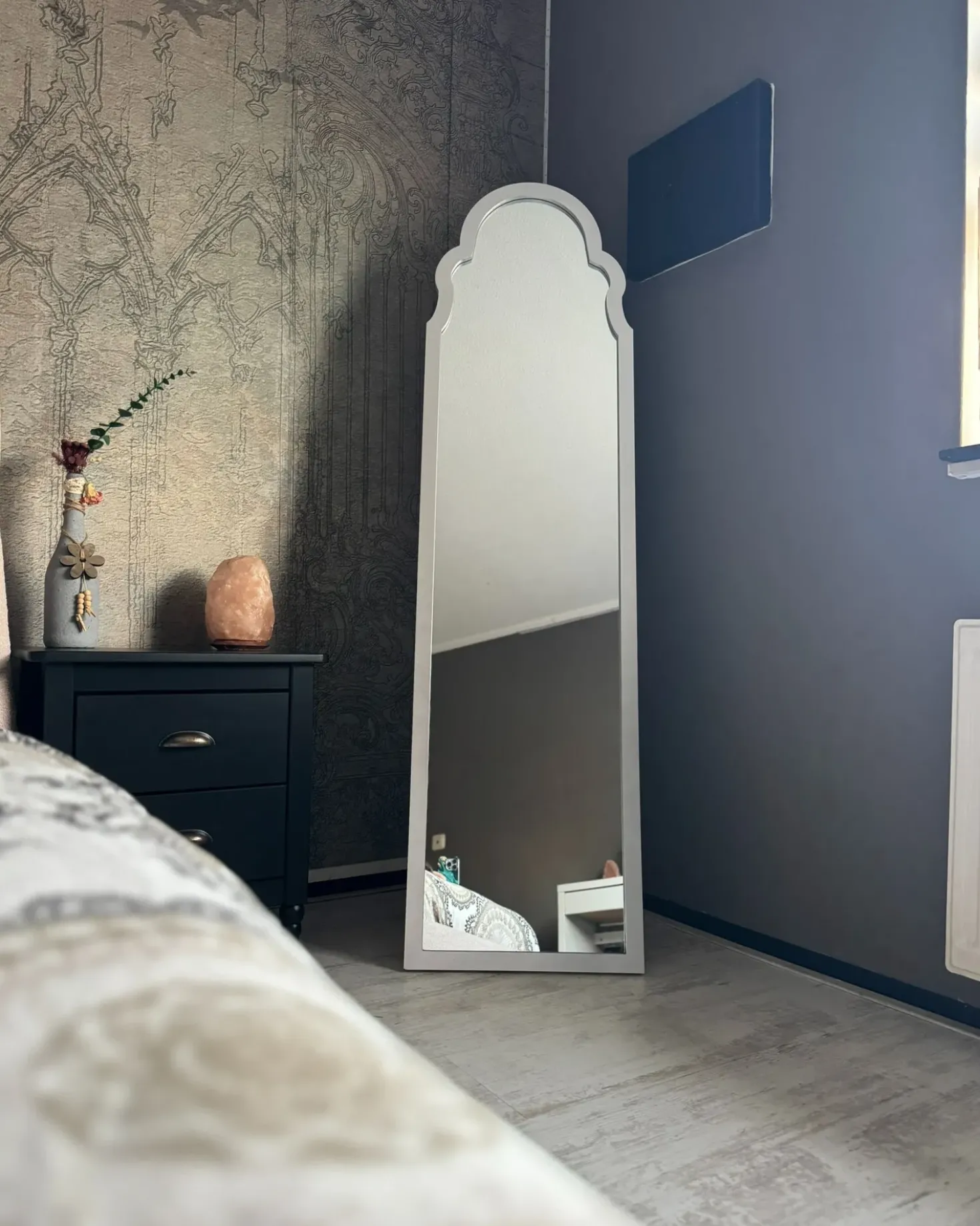 Specchio da terra CHATILLON 150 cm Argento