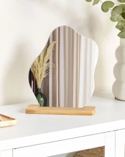 Specchio da terra LOZERE 19 cm 22 cm Bambù Marrone chiaro