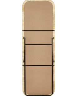 Specchio da terra MALANGE 150 cm Rattan Naturale