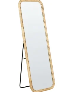 Specchio da terra MALANGE 150 cm Rattan Naturale