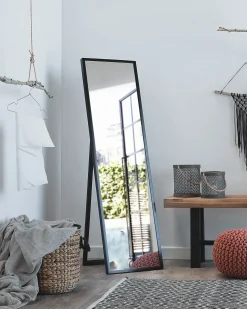 Specchio da terra TORCY 140 cm Nero