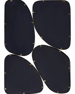 Specchio DIANCEY 70 cm 100 cm Metallo Oro
