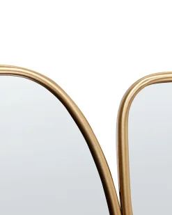 Specchio DIANCEY 70 cm 100 cm Metallo Oro