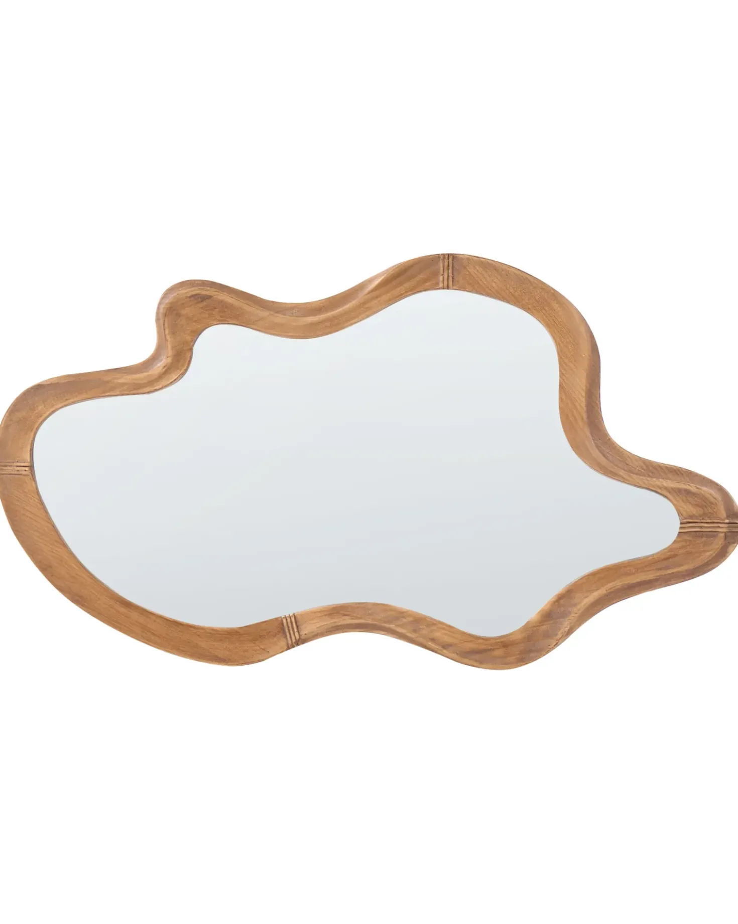 Specchio DREVANT 89 cm 52 cm Legno di pino Naturale