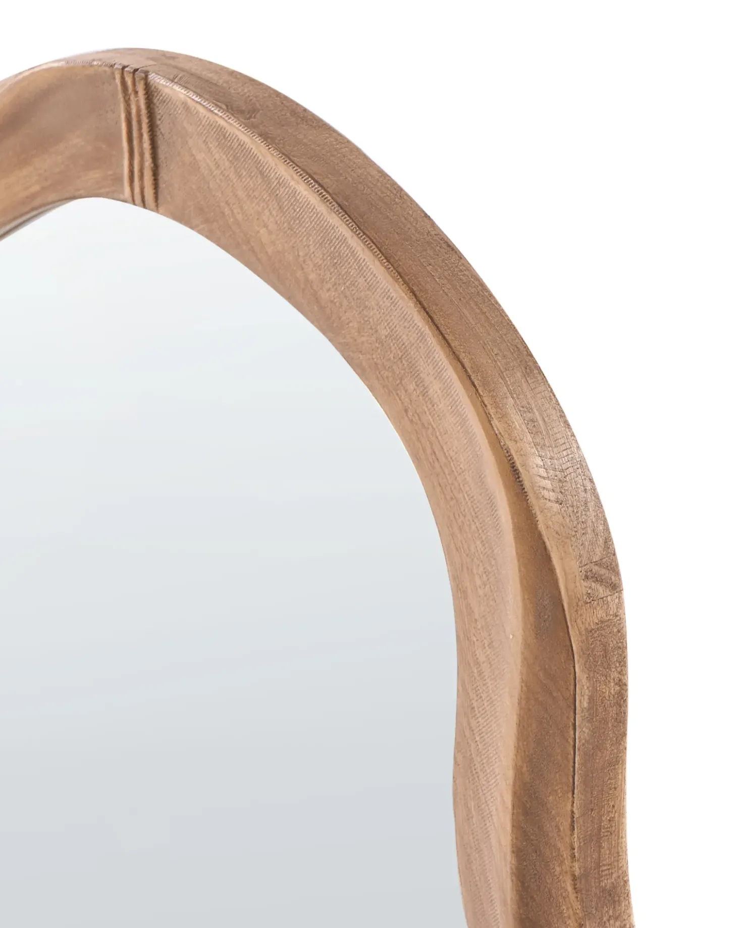 Specchio DREVANT 89 cm 52 cm Legno di pino Naturale