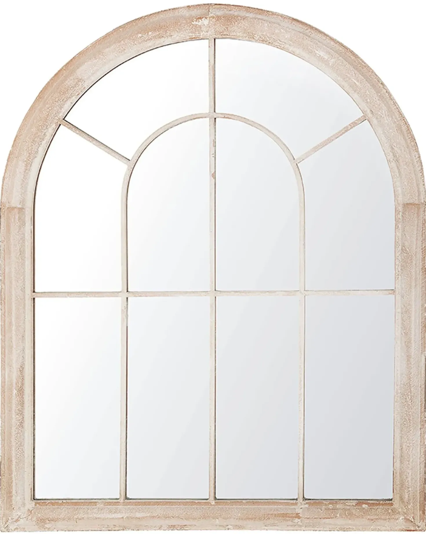 Specchio EMBRY 69 cm 88 cm Metallo Beige