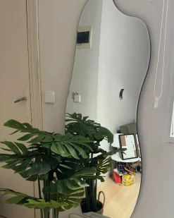 Specchio ESTANG 50 cm 140 cm Argento